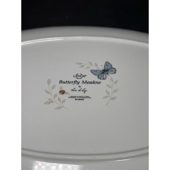 Lenox Butterfly Meadow Large Oval Serving Platter 16" - Picture 7 of 7
